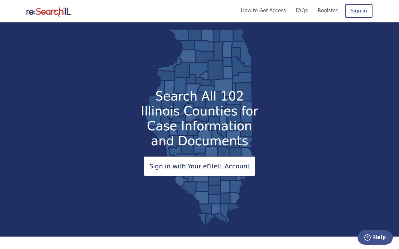 Perry County criminal case records in the re Search Illinois portal