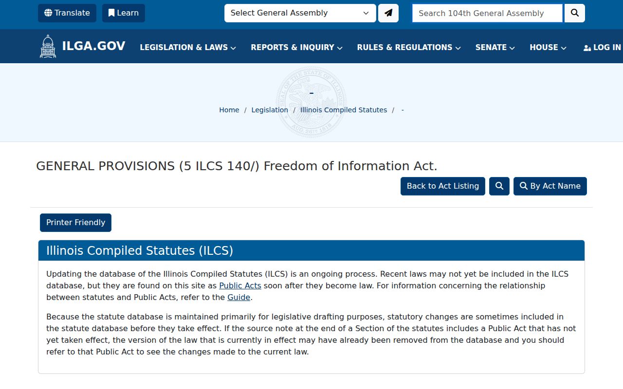 Illinois Freedom of Information Act for Perry County criminal records