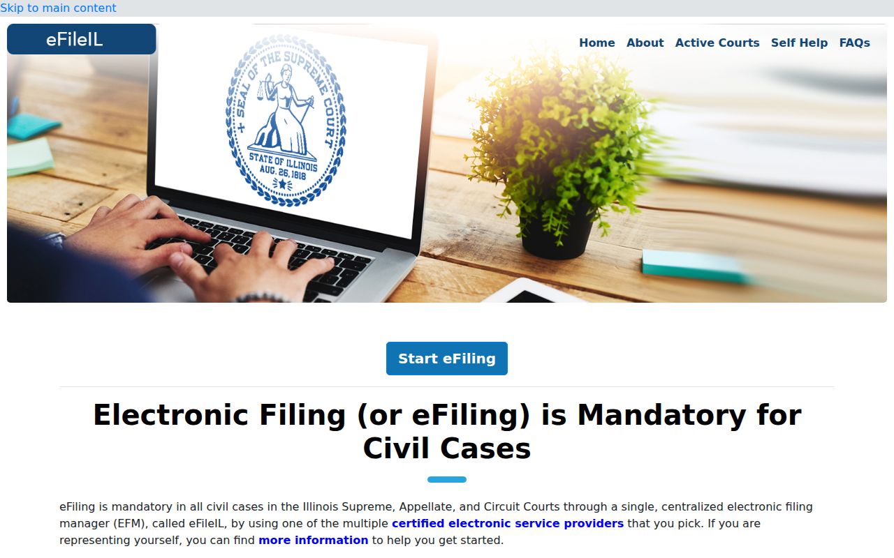 Pinckneyville criminal court records Illinois e-filing system
